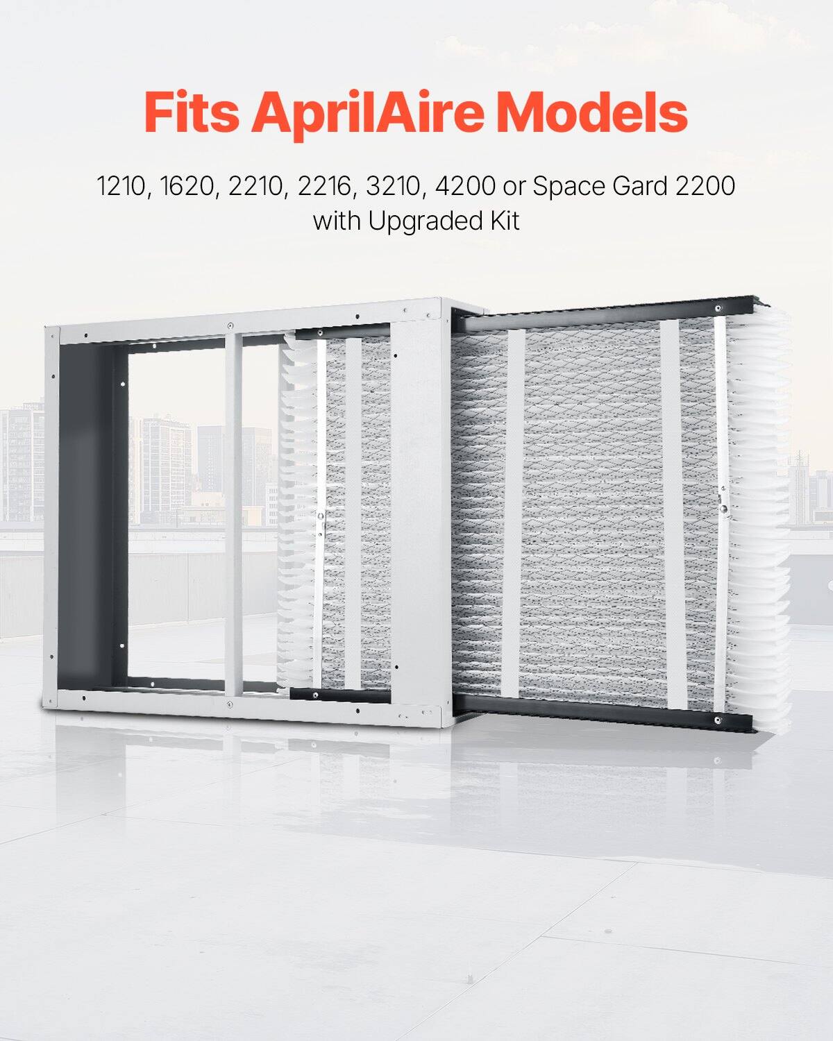 Fits AprilAire Models  
1210, 1620, 2210, 2216, 3210, 4200 or Space Gard 2200 with Upgraded Kit