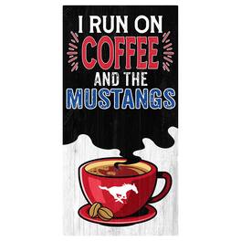 Fan Creations - SMU Mustangs 6" x 12" Coffee Wall Art - Multicolor