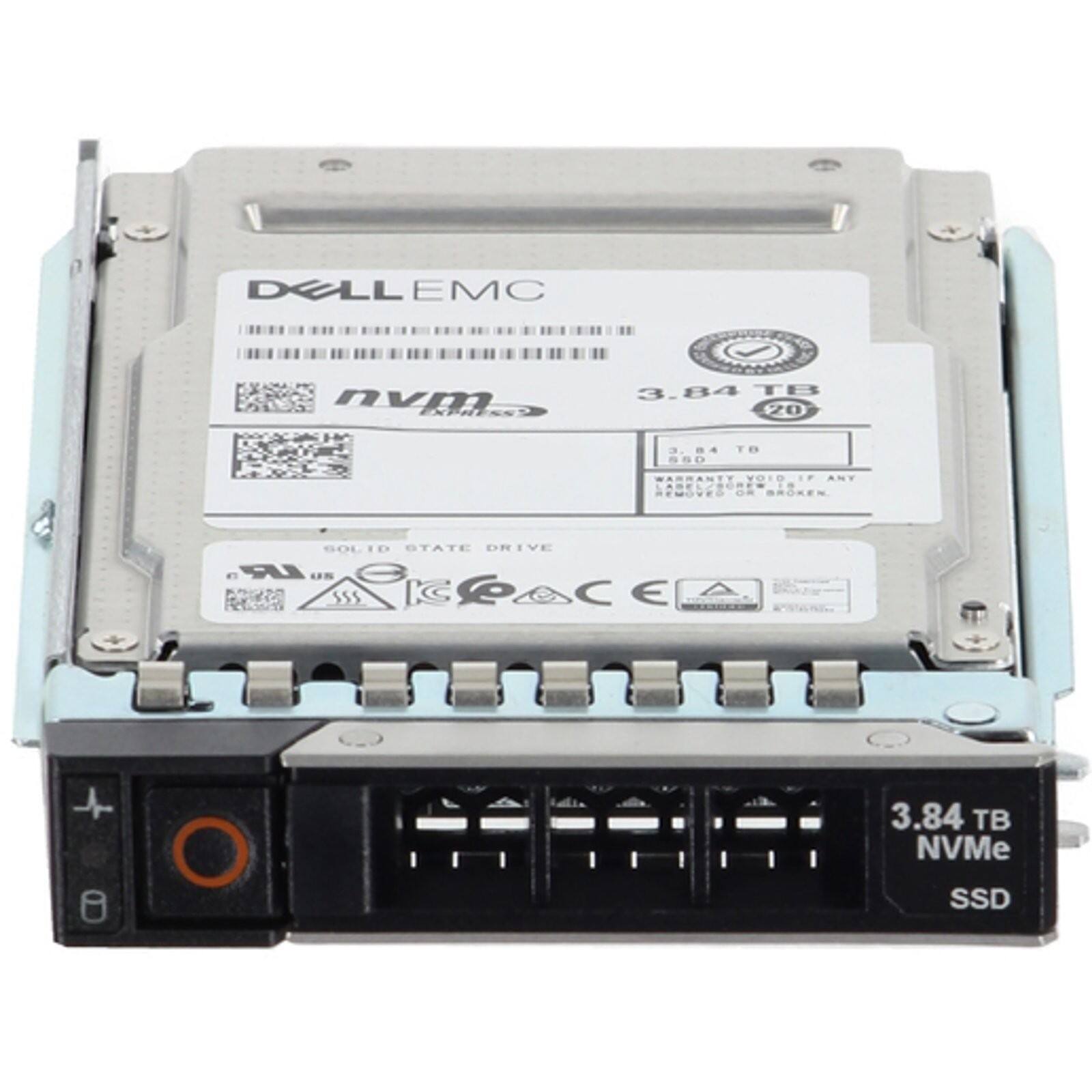 DELL EMC  
3.84 TB  
20  
WARRANTY VOID IF ANY PART REMOVED OR BROKEN  
SOLID STATE DRIVE  
3.84 TB NVMe SSD