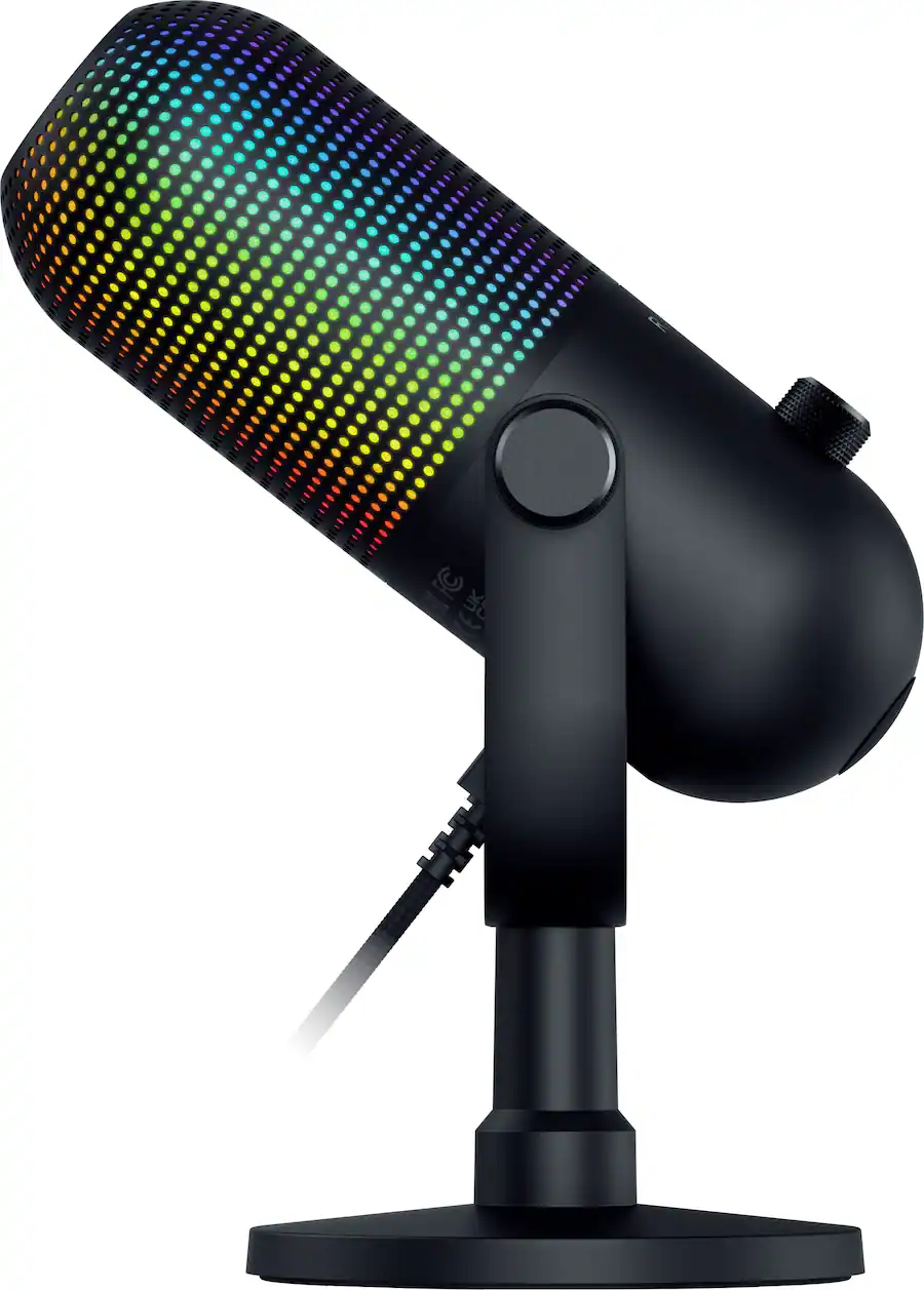 Razer Seiren V3 Chroma Condenser USB Microphone Black RZ19-05060100 ...