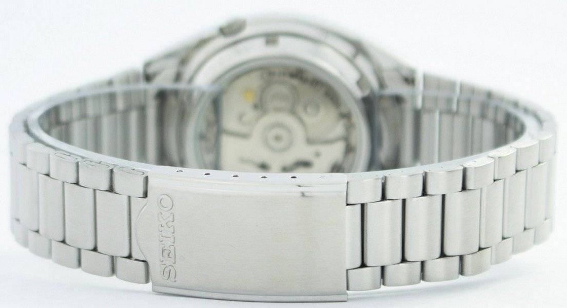 Alt View 2. Seiko - Seiko 5 Automatic SNXS79J1 Mens Watch 21 Jewels Japan Made Stainless Steel Black Dial Date/Day Display 30M - Silver/Black.