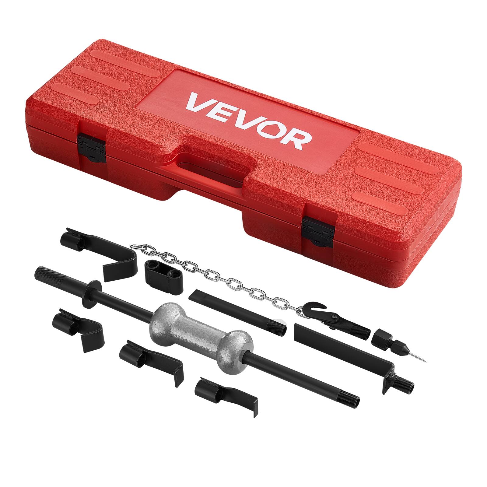 VEVOR - Dent Puller Kit, 10 lbs 13-in-1 Slide Hammer Dent Removal Kit, Heavy-Duty Auto Body Truck Repair Automotive Damage