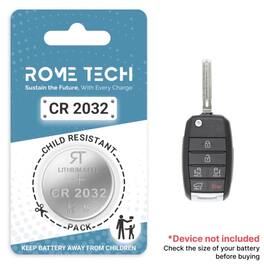 RomeTech - Replacement Battery for Key Fob - Kia Sedona 2019-2020