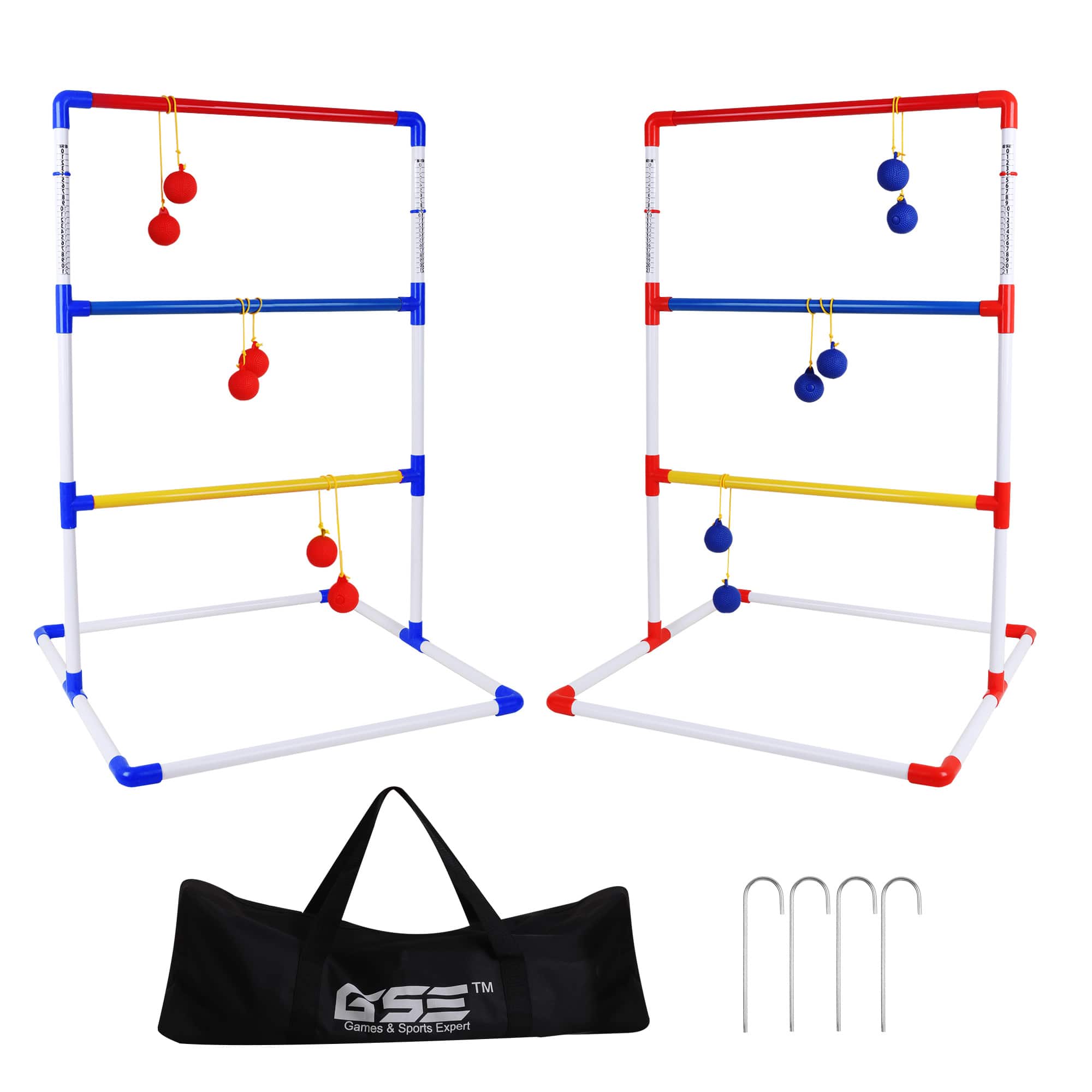 GSE Games & Sports Expert - Premium Plastic Ladder Ball Toss Game Set with Ladder Ball Bolas & Carrying Case price history on PriceWatchPro