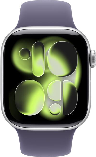 Apple Watch Series 11 (GPS) 42mm Silver Aluminum Case with Purple Apple Watch Series 11 (GPS) 42mm Silver Aluminum Case with Purple