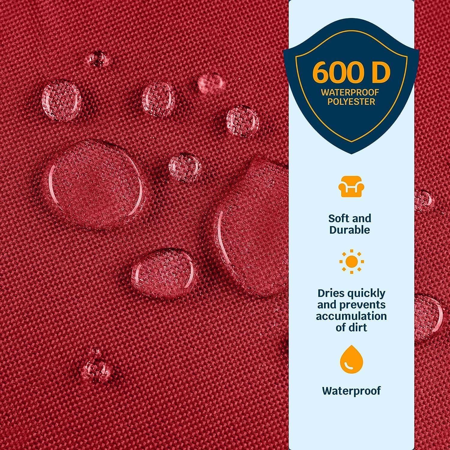 600 D WATERPROOF POLYESTER

- Soft and Durable
- Dries quickly and prevents accumulation of dirt
- Waterproof