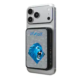 Keyscaper - Detroit Lions 5000mAh Wireless Magnetic Power Bank - Black