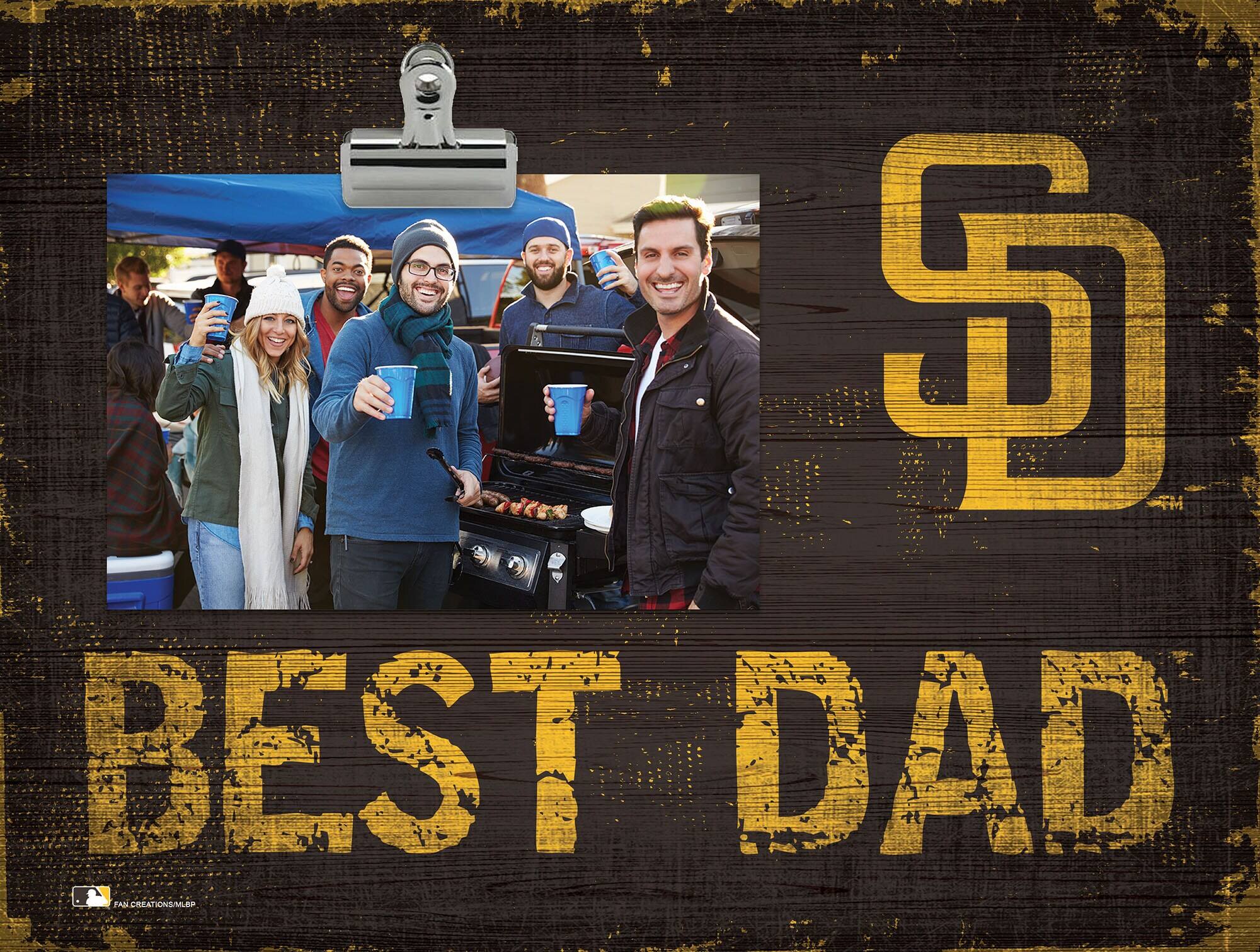 Fan Creations - San Diego Padres 8'' x 10.5'' Best Dad Clip Frame - Multicolor price history on PriceWatchPro