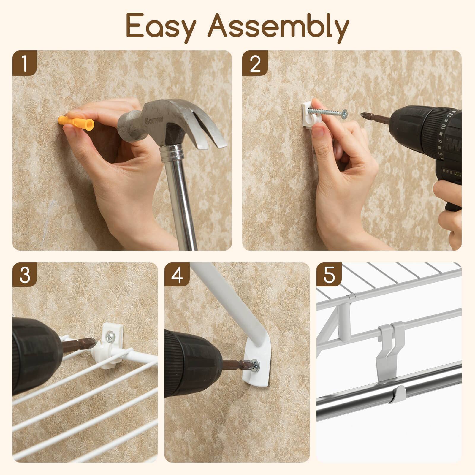 1. Easy Assembly
2. GomTe 12 . DE . 0 M 20
3. 4
4. 5