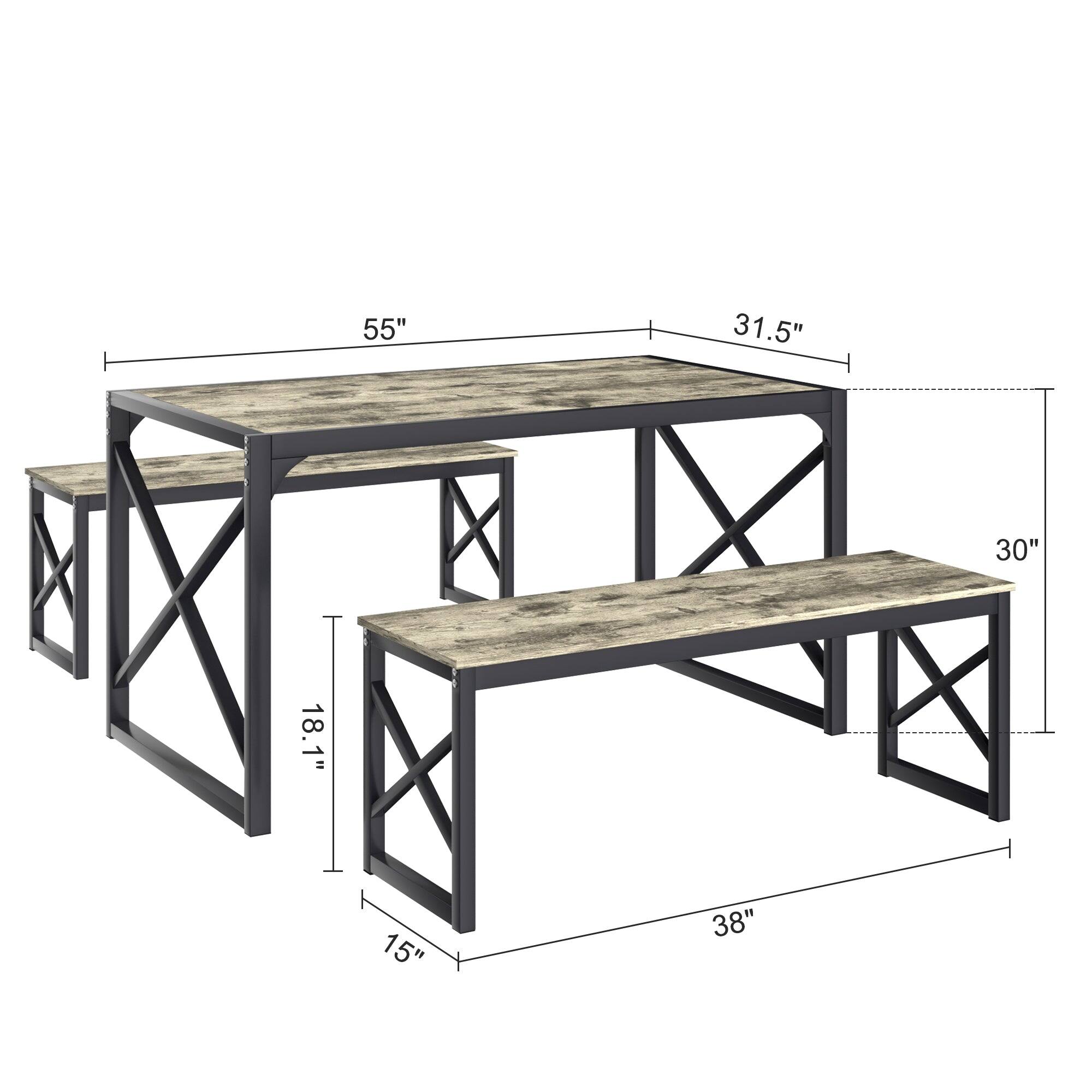 55" x 31.5" x 18.1" x 15" x 30" x 38"