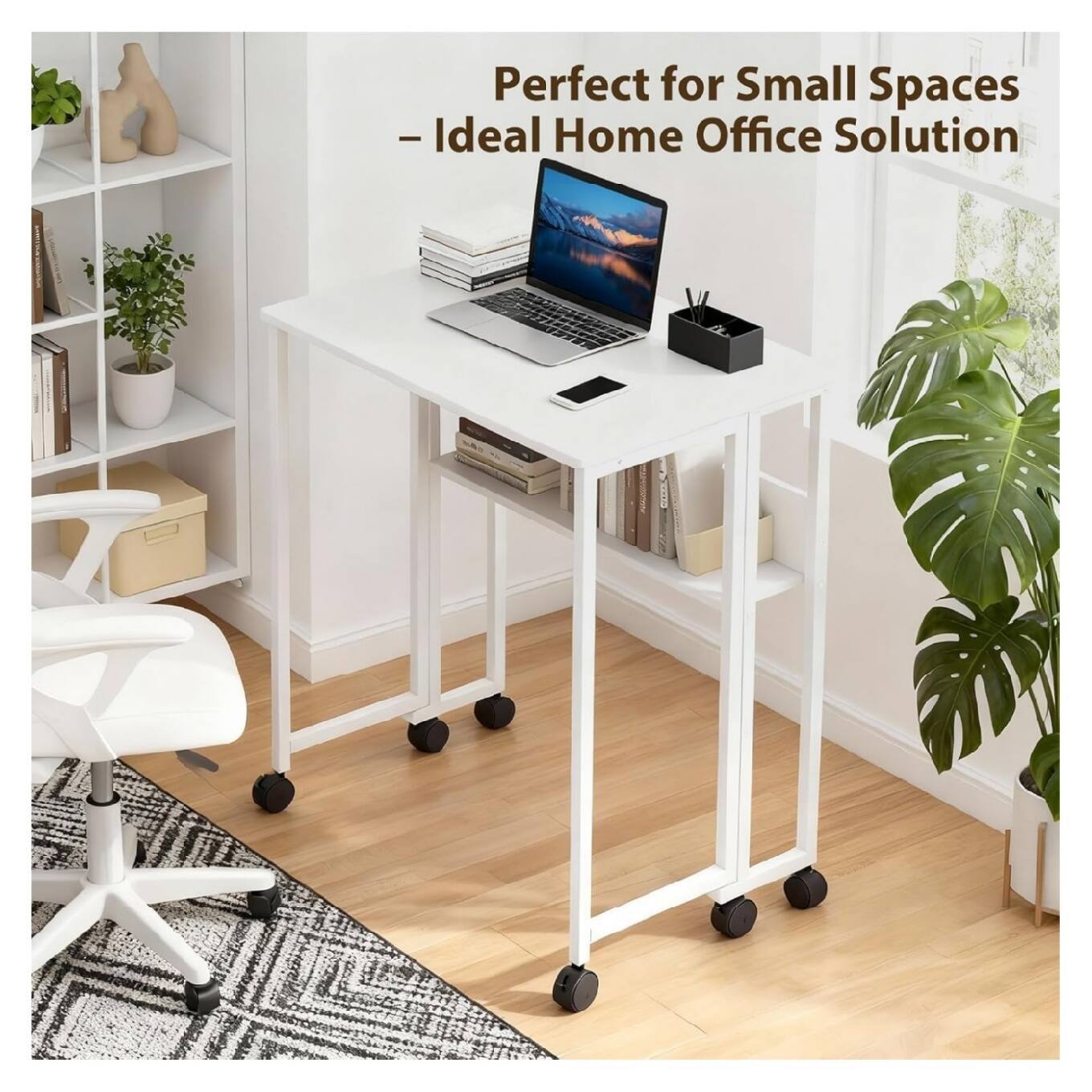 Perfect for Small Spaces  
- Ideal Home Office Solution