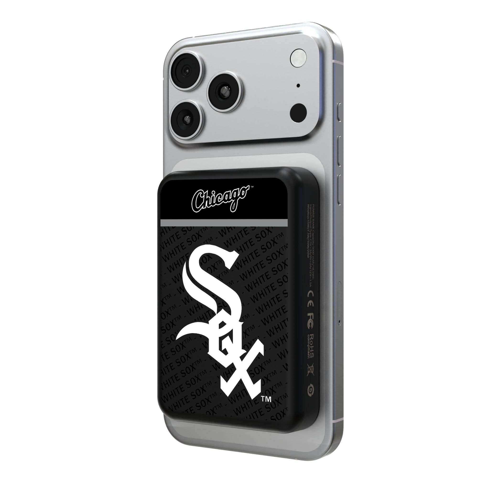 Keyscaper - Chicago White Sox Endzone Plus Wireless Power Bank - Multicolor