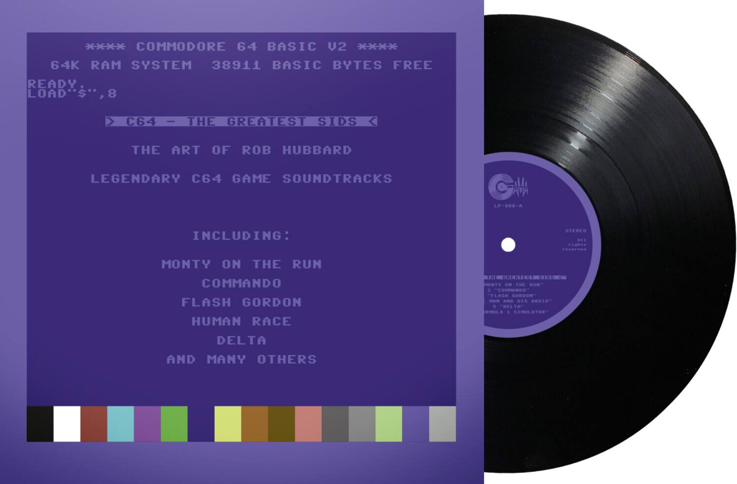 Rob Hubbard - C64 Greatest Sids: The Art Of Rob Hubbard - VINYL LP
