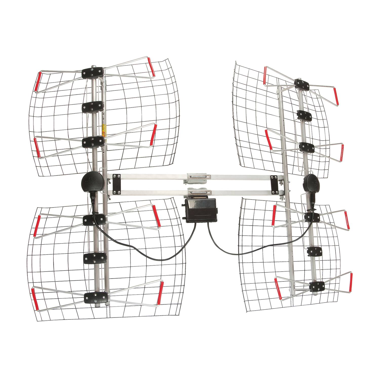 Alt View 6. Antennas Direct - Antennas Direct Db8-e 8-element Bowtie Uhf Outdoor Hdtv Antenna, Multi-directional, 70+ Mile Range, 4k 8k Uhd Nextgen - Silver.