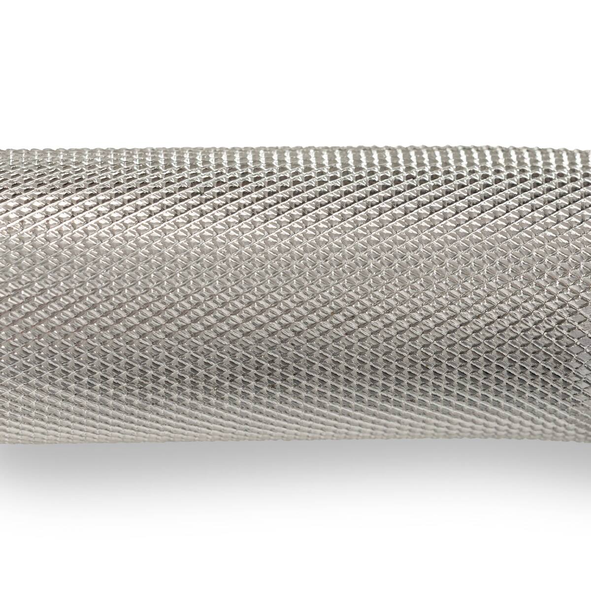 Alt View 1. Sunny Health & Fitness - 48” Super Curl Olympic Barbell Bar - Silver.