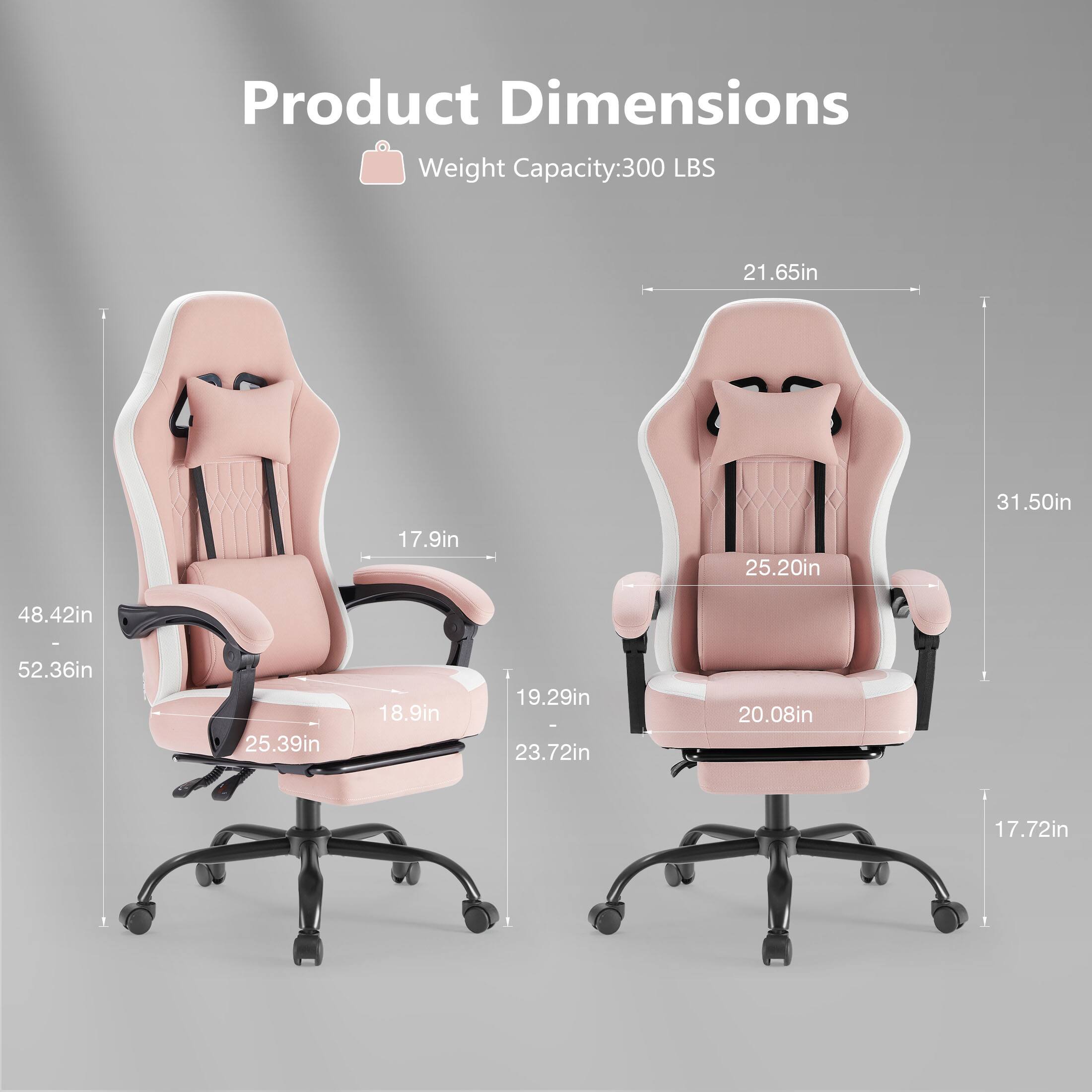 Product Dimensions  
Weight Capacity: 300 LBS  
21.65in  
31.50in  
17.9in  
25.20in  
48.42in - 52.36in  
25.39in  
18.9in  
19.29in  
23.72in  
20.08in  
17.72in