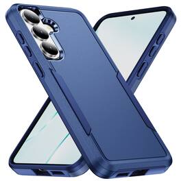 UUCOVER - Shockproof Case for Samsung Galaxy A17 5G Soft TPU Inner Layer and Hard PC Outer Back Cover Double Layer Cover - Blue