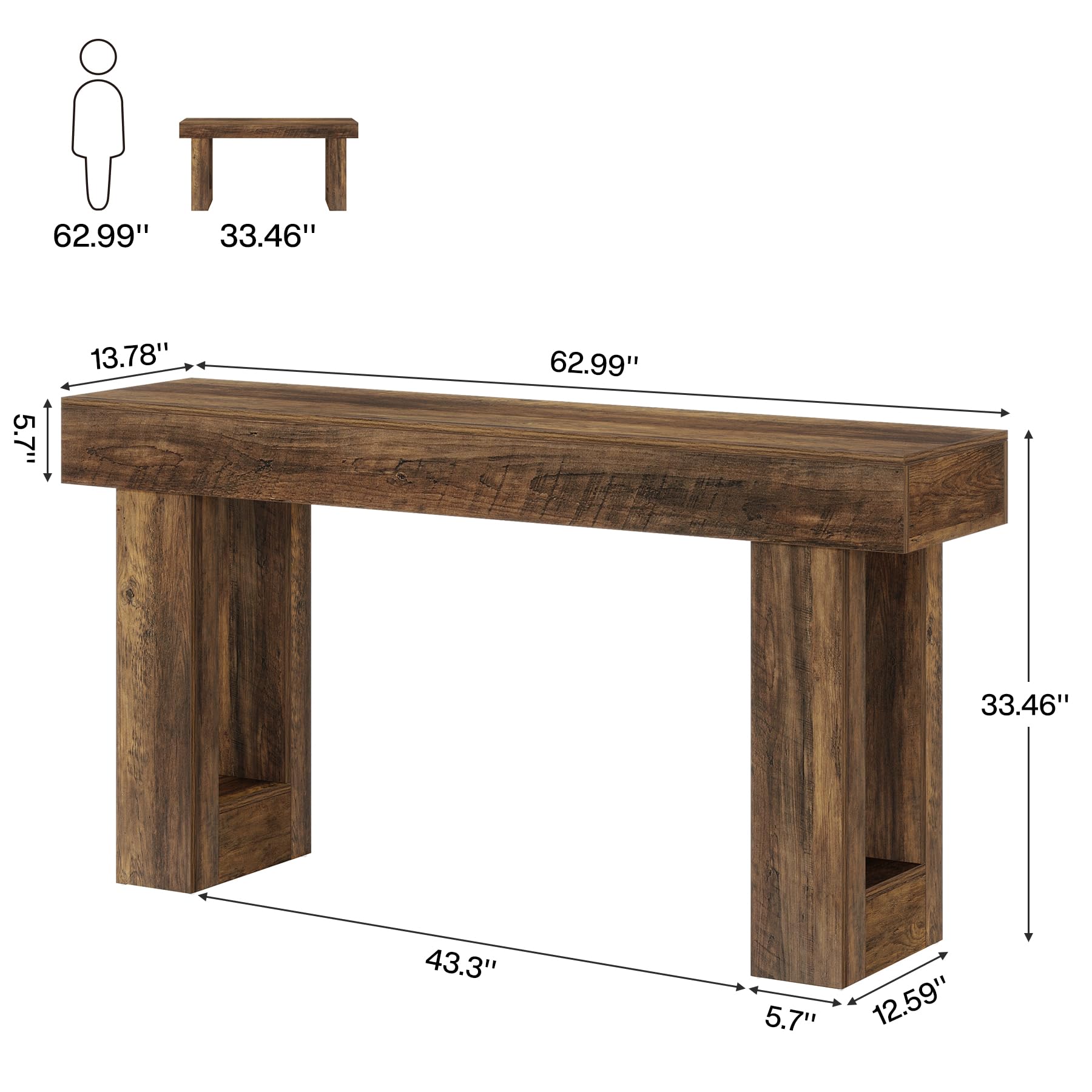 62.99"  
33.46"  
5.7"  
13.78"  
62.99"  
33.46"  
43.3"  
5.7"  
12.59"
