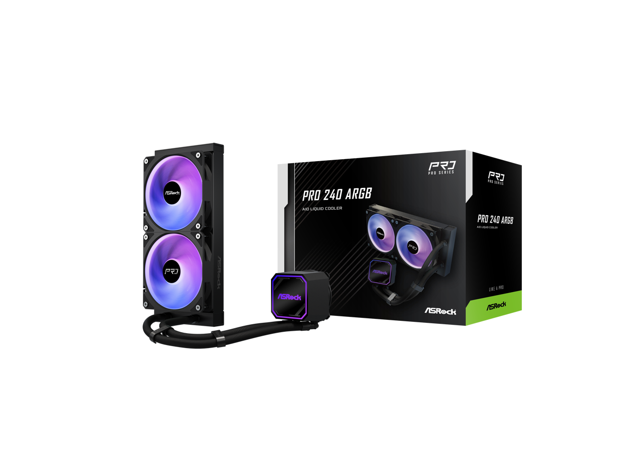 ASRock PRO 240 ARGB AIO LIQUID COOLER