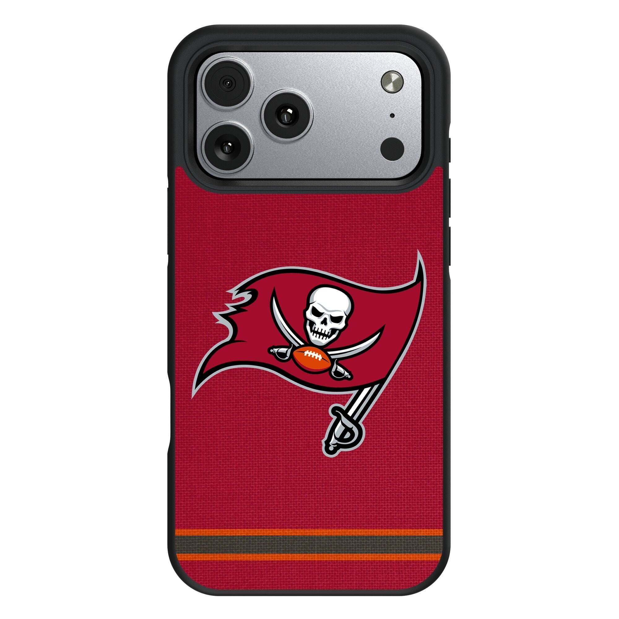 Keyscaper - NFL - Tampa Bay Buccaneers Bump Case with 8.2ft Drop Protection - 15 - Multicolor