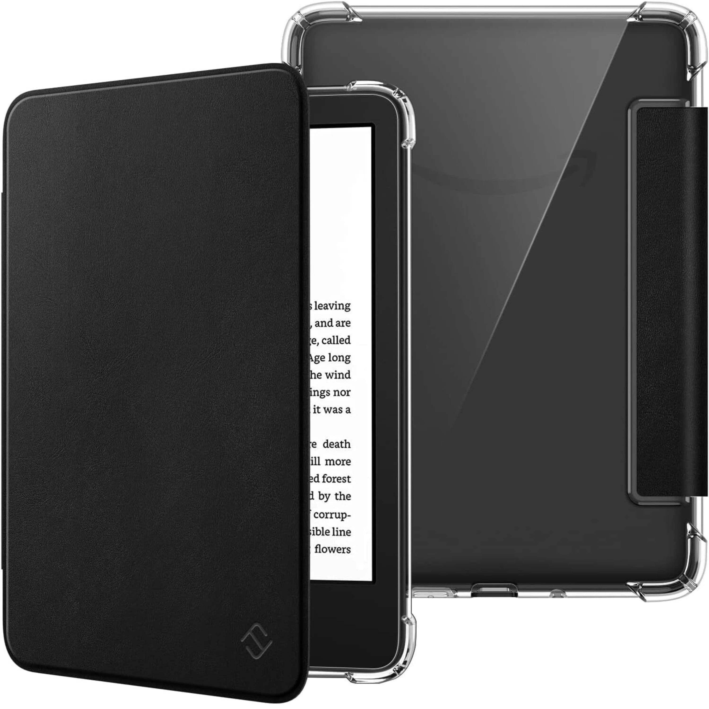 Kitcheniva - Lightweight Clear Slim Case For Kindle 6 Inch 11th Generation - Black