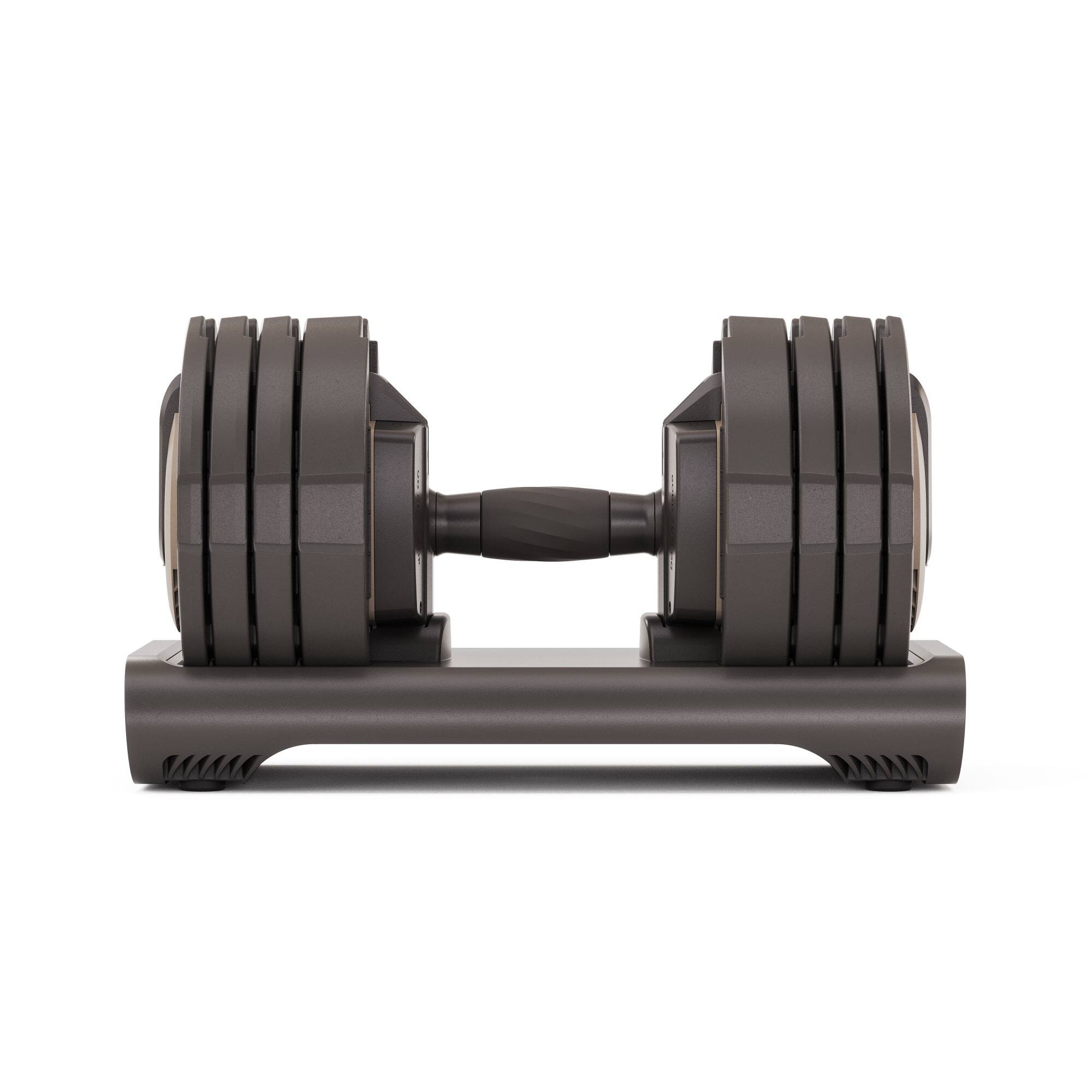 Alt View 20. Centr - Smart Stack 50 Adjustable Dumbbell Pair - Beige.