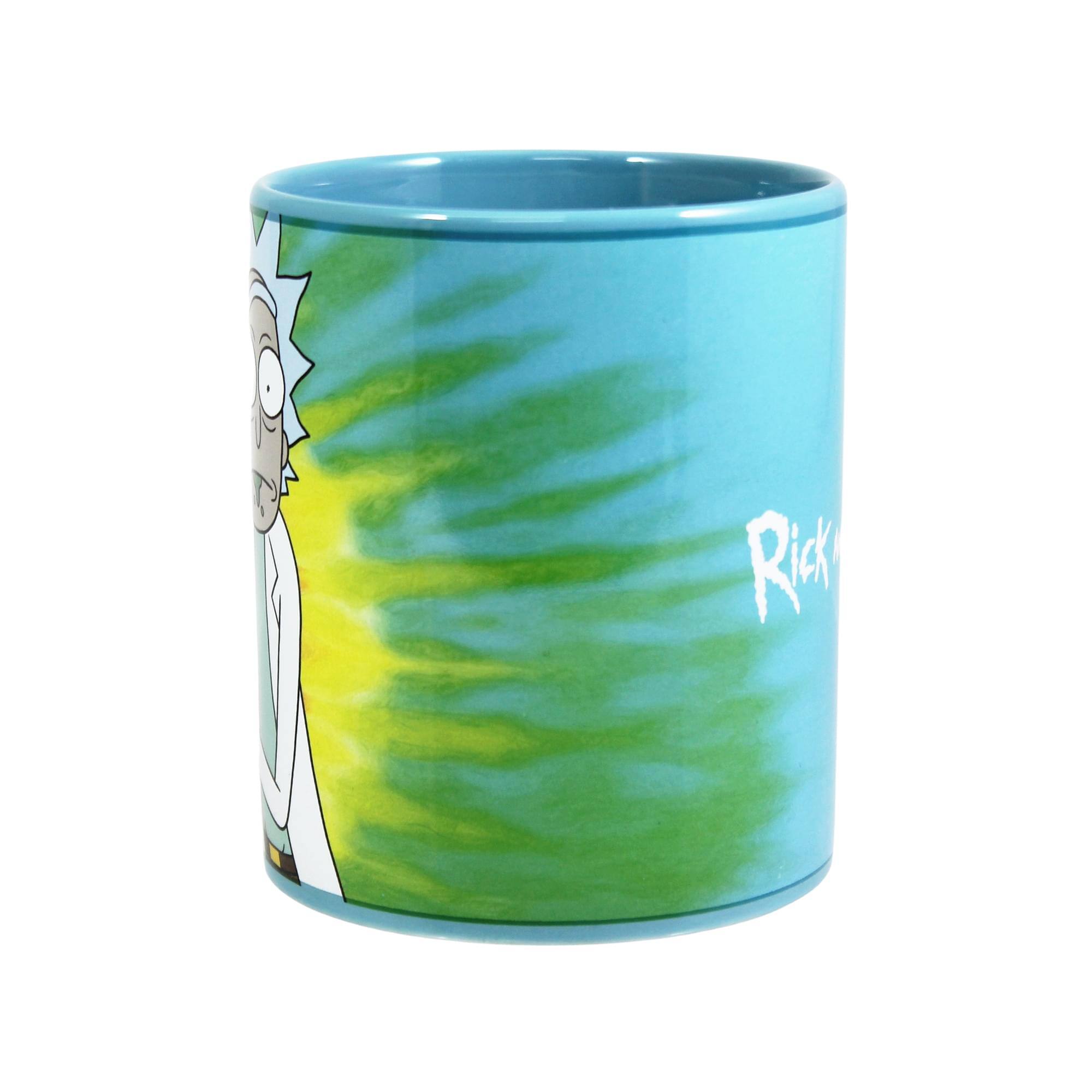 Alt View 1. Just Funky - Rick and Morty Psychodelic Heat-Reveal 11 Ounce Ceramic Mug - Multi-Color.