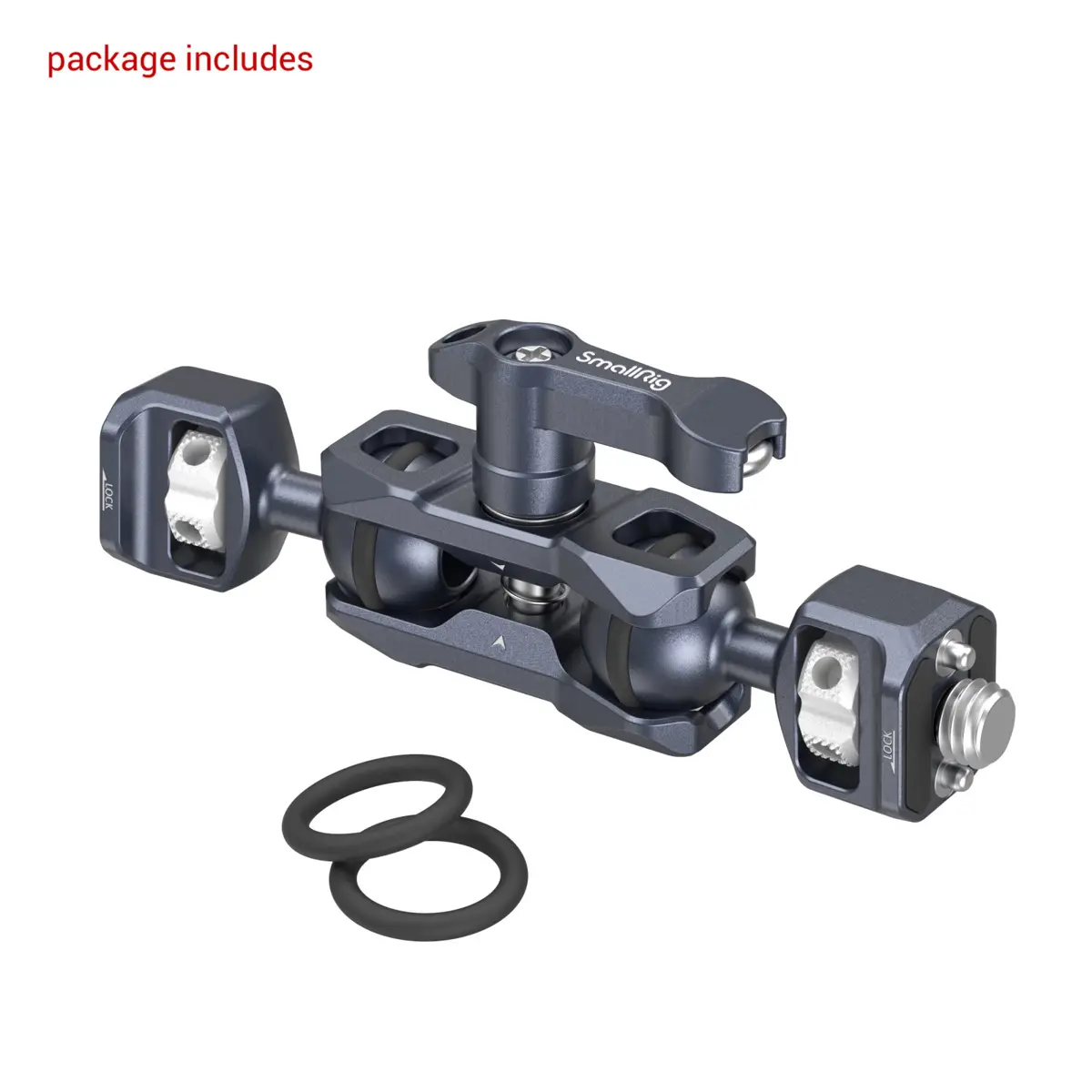 package includes SmallRig LOCK A8 LOCK