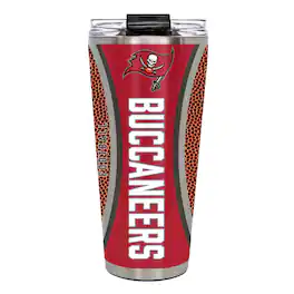 Great American Products - Tampa Bay Buccaneers 32oz. Big Slim Game Ball Travel Tumbler - Brown