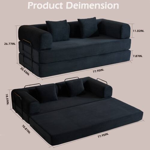 Product Dimension  
1 11.02IN.  
2 26.77IN.  
3 7.87IN.  
4 35.43IN.  
5 77.95IN.  
6 18.59IN.  
7 70.87IN.  
8 77.95IN.