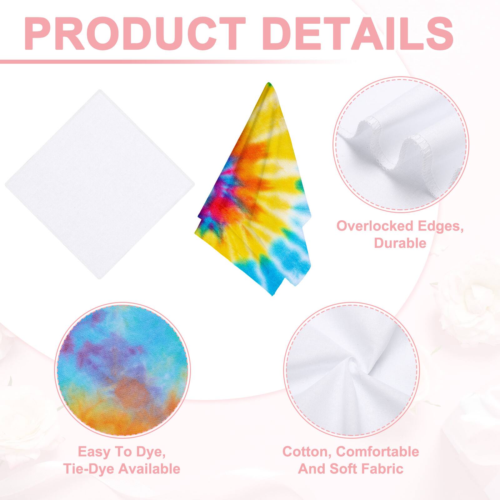 PRODUCT DETAILS

- Overlocked Edges, Durable
- Easy To Dye, Tie-Dye Available
- Cotton, Comfortable And Soft Fabric