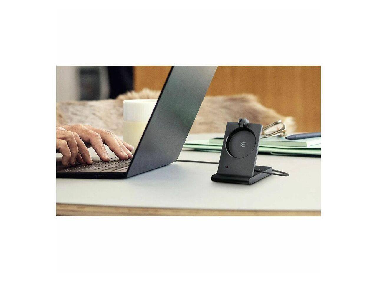 Alt View 1. EPOS - EPOS IMPACT 5000 Go MS Mono - Teams Certified, Wireless DECT, 442 ft, 32 Ohm, On-ear, Monaural - Black.