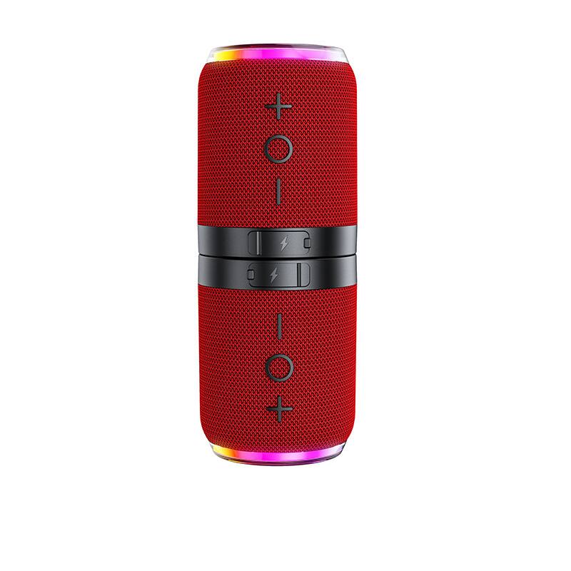 Front. Cluzine - 5.3 Wireless TWS Couple Speaker Magnetic 2-in-1 Fabric Audio with RGB Ambient Light.