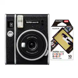 Fujifilm - Instax Mini 40 Instant Film Camera with Contact Sheet Instant Film