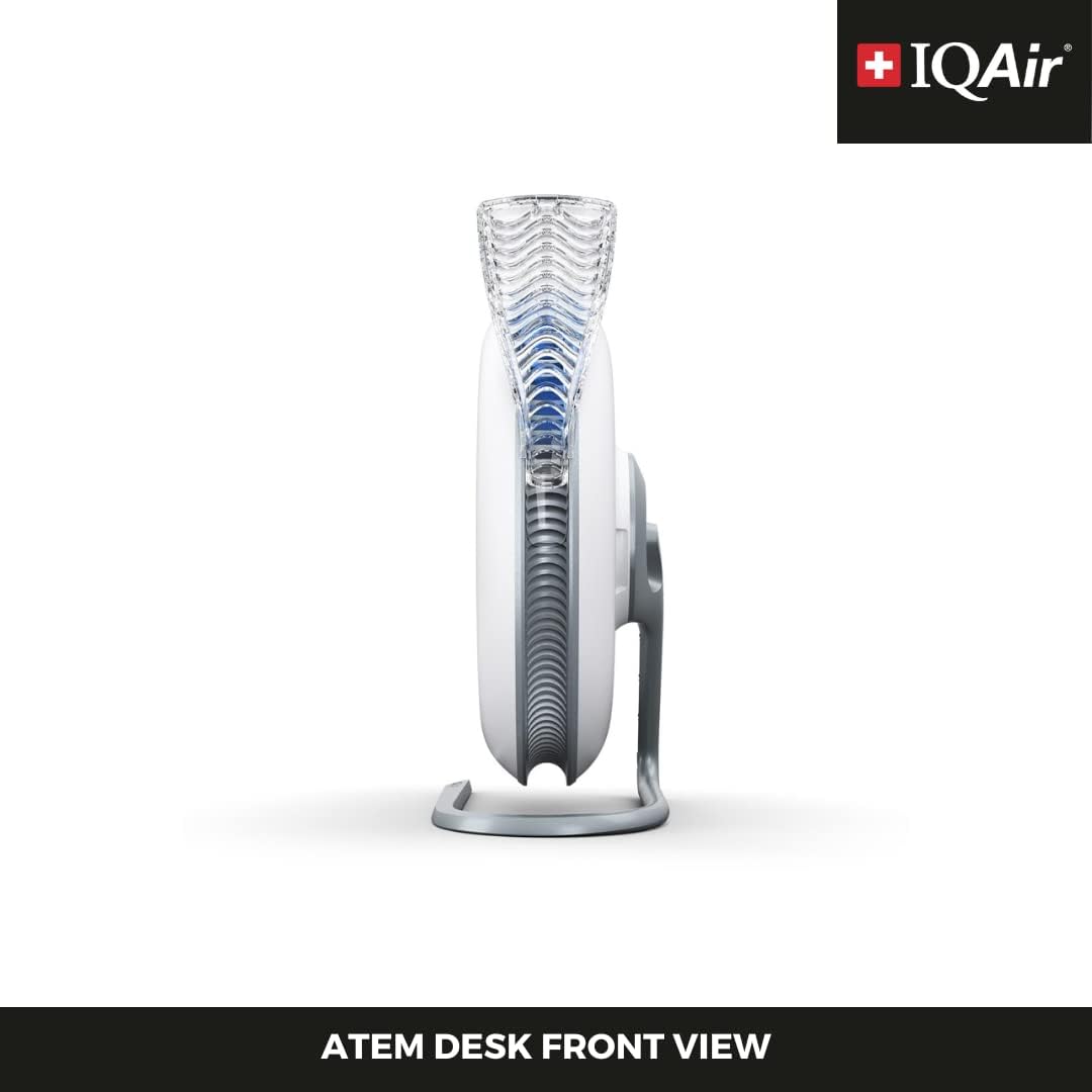 Alt View 16. IQAir - Atem Personal Air Purifier - White.