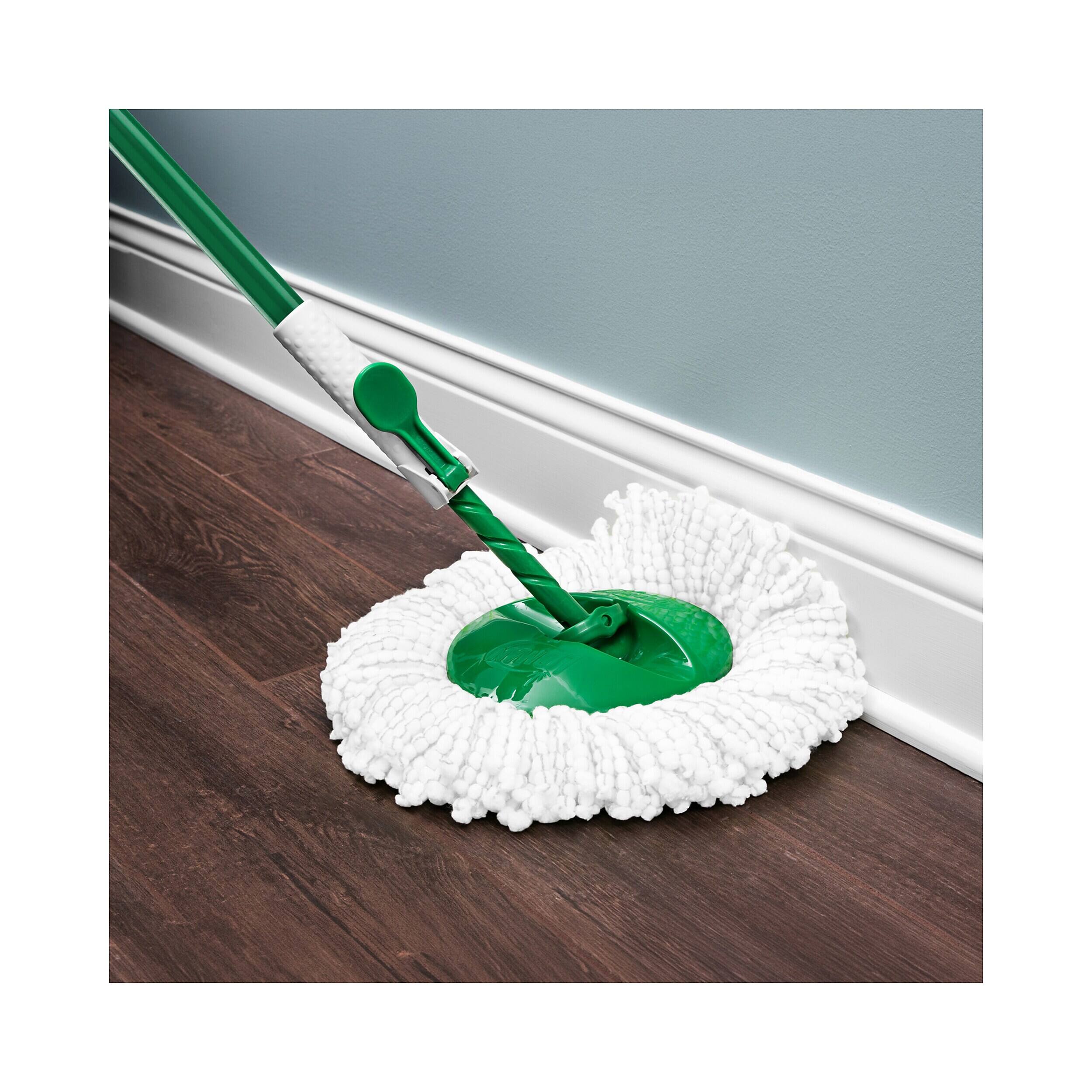 Alt View 6. Libman - Libman Tornado Microfiber Spin Mop & Bucket, Green/White (1283001) - Green/White.