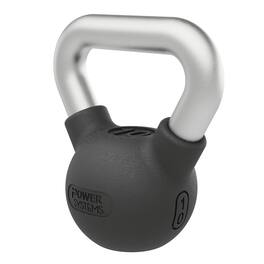 Power Systems - Elite Rubber Kettlebell (10 lb), Premium Rubber Coated Kettlebell for Strength Training - Black