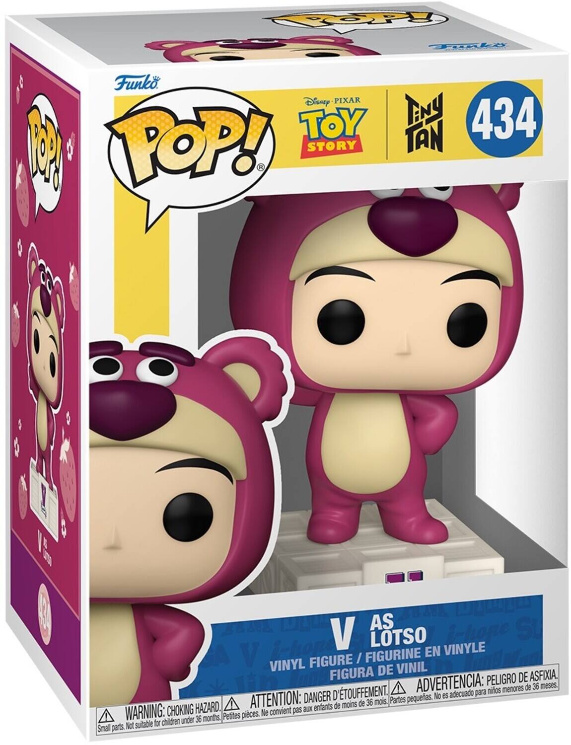 COP TOolX Funko. Disney PIXAR TOY EENY 434 M POP! STORY TAN C AS SL V LOTSO i-hope A V FIGURINE EN VINYLE FIGURE / VINYL DE VINIL FIGURA PELIGRO DE ASFIXIA. D'TOUFFEMENT. ADVERTENCIA: para nios menores de 36 meses. DANGER pequeas. No 6S adecuado HAZARD. ATTENTION: enfants de moins de 36 mois. Partes WARNING: CHOKING convient pas aux Petites pieces. Ne for children under 36 months, Small parts. Not suitable
