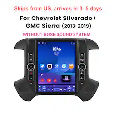 Ships from US, arrives in 3-5 days
For Chevrolet Silverado / GMC Sierra (2013-2019)
WITHOUT BOSE SOUND SYSTEM