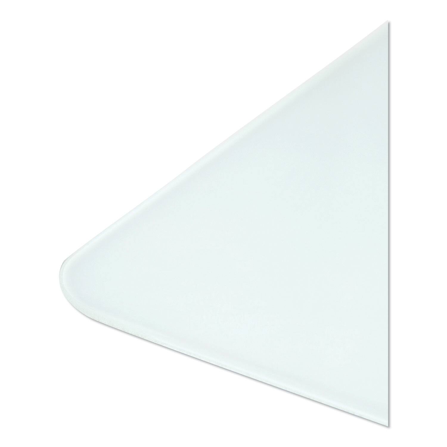 Left. U Brands - Cubicle Glass Dry Erase Board, 20" x 16", White Surface.