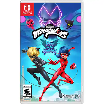 Nintendo Switch
ZAG HeroCZ
Miraculous
Rise of the Sphiny
EVERYONE 10+
E 10+ ESRB
GameMill Entertainment - E10+ (Everyone 10+)