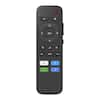 Front. Insignia™ - Replacement Remote for Insignia, TCL & Hisense Roku TVs - Black.