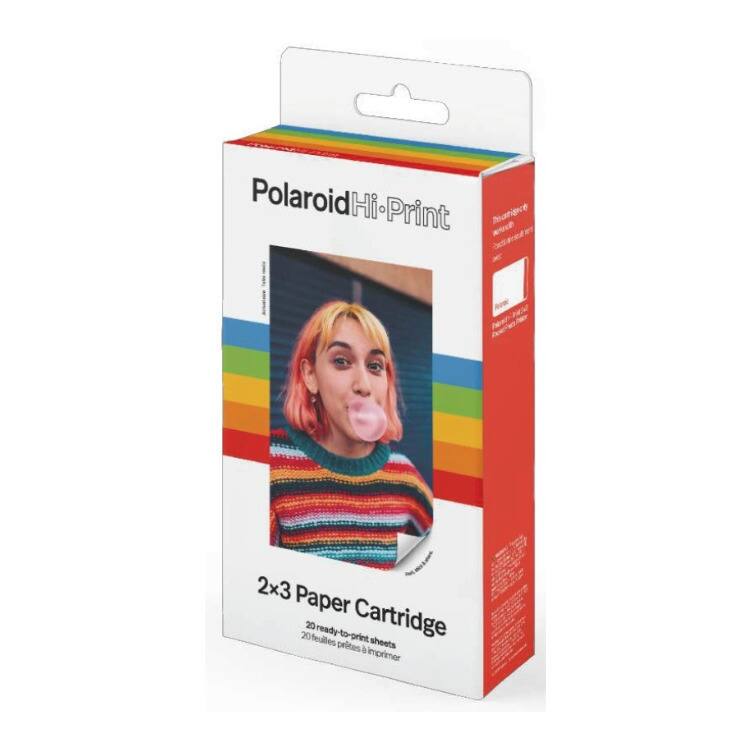 Polaroid Hi-Print

2x3 Paper Cartridge

20 ready-to-print sheets

20 feuilles prêtes à imprimer