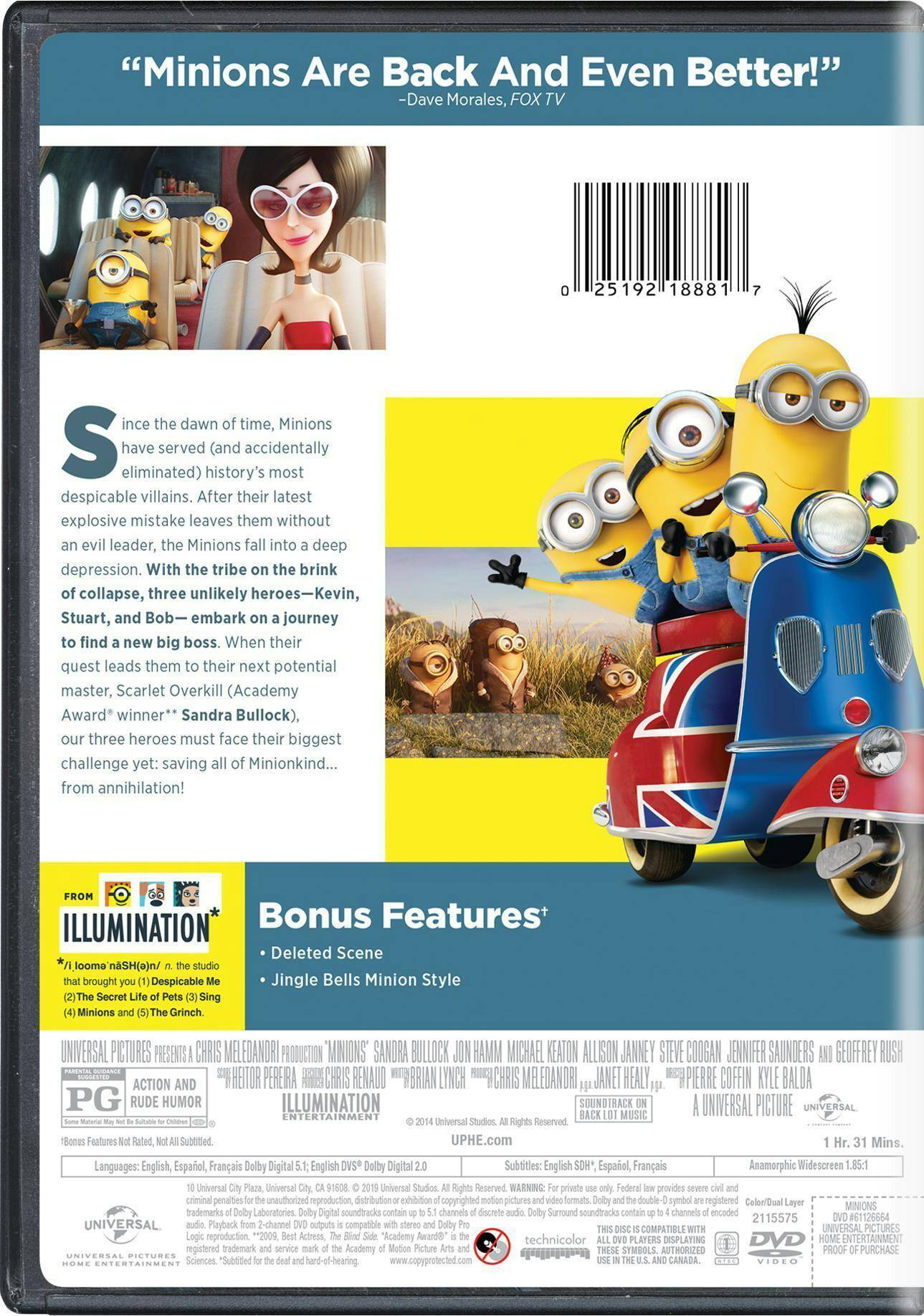 Angle. Minions [DVD].