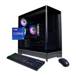 CyberPowerPC - Gaming Desktop - Intel Core i9-14900F - NVIDIA GeForce RTX 5070 12GB - 32GB DDR5 RGB - 1TB PCIe 4.0 SSD - Black