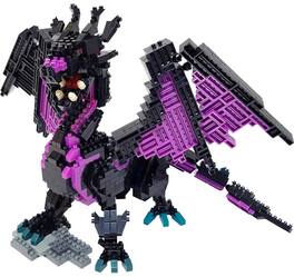 PopMarket - Nanoblock - Animal Deluxe - Sights to See Series - Dragon Building Kit - Collectibles - Multicolor