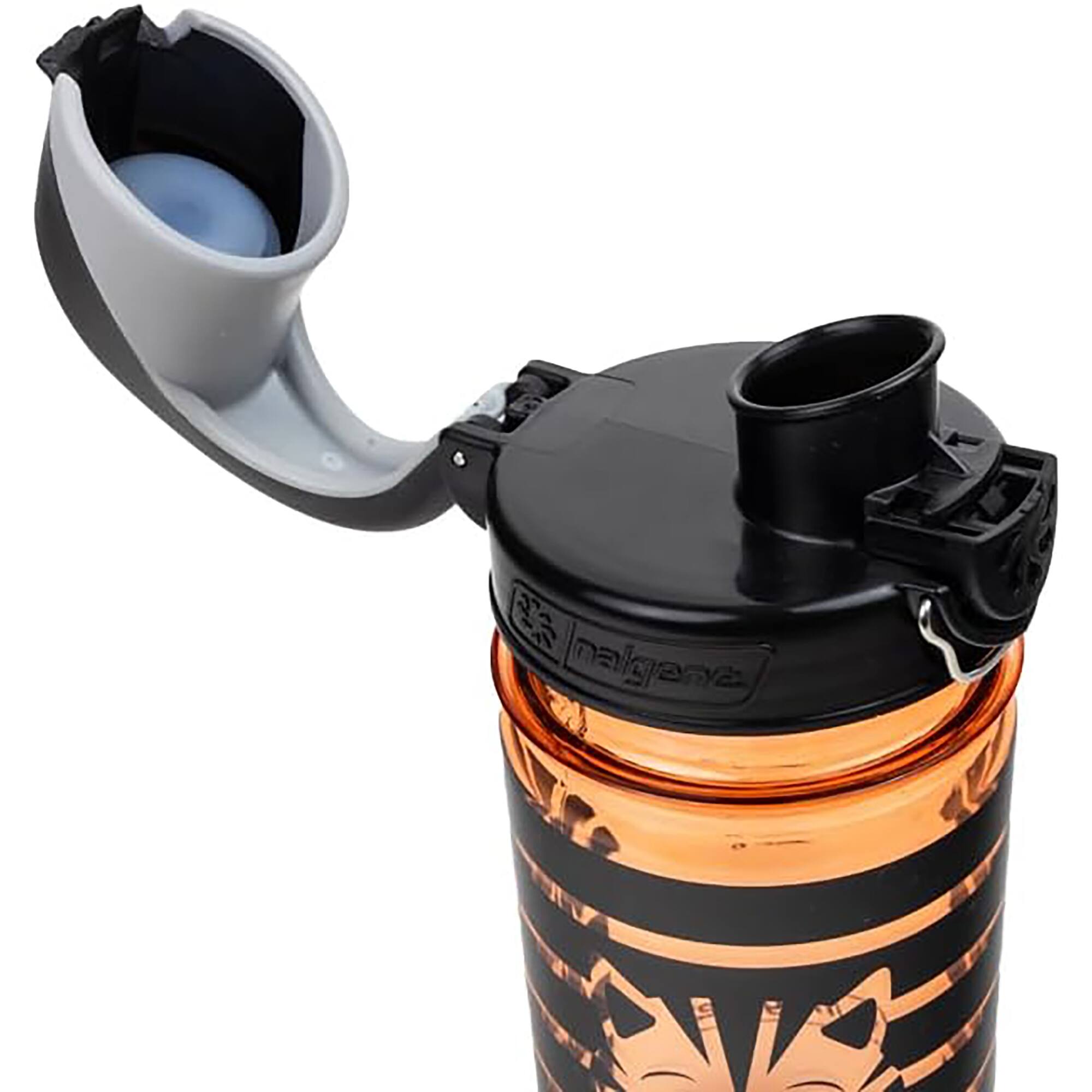 Alt View 2. Nalgene - Nalgene Kid's Sustain 12 oz. On The Fly Water Bottle - Orange Tiger - Orange Tiger.