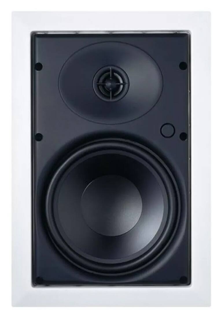 Front. Sonance - C Series 6-1/2" 80-Watt Passive 2-Way In Wall Speaker (Each) - White/Black.