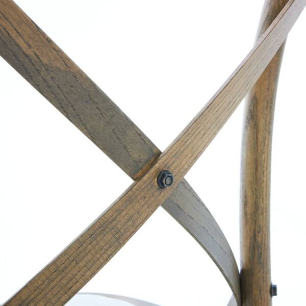 Alt View 3. Finch - Finch Elmhurst Cross Back Dining Chair, Set of 2, Cream - Cream.