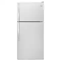 Whirlpool - 18.2 Cu. Ft. Top-Freezer Refrigerator - Monochromatic Stainless Steel - Front_Zoom